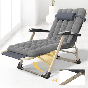 Chaise longue de camping en plein air chaise de plage pliante soleil chaise pliante de <span class=keywords><strong>jardin</strong></span> <span class=keywords><strong>avec</strong></span> <span class=keywords><strong>accoudoirs</strong></span> neufs - Product Image 4