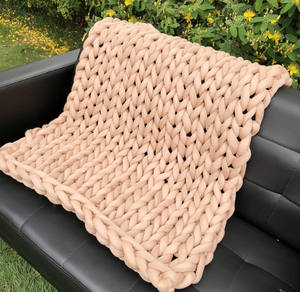 <span class=keywords><strong>Couverture</strong></span> lestée en gros de gros fil de tricot avec <span class=keywords><strong>couverture</strong></span> de <span class=keywords><strong>gravité</strong></span> tissée douce de remplissage de noyau - Product Image 4