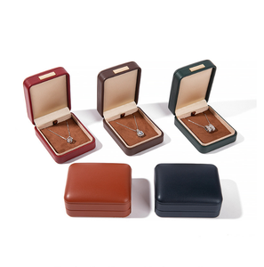Luxury PU <b>Leather</b> <b>Jewelry</b> <b>Box</b> Magnetic Closure Necklace Ring Bracelet Storage Case Gift Packaging - Product Image 2