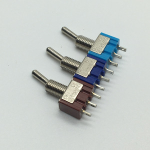 Cf Mts 102 Toggle <b>Switch</b> 6mm 3 Pin 2 Position <b>12v</b> 10000 Cycle On Off Reset For Electronics - Product Image 1