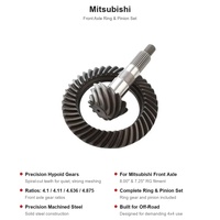 HF pour Mitsubishi 4x4, blocage de différentiel pneumatique d'essieu avant, rapport 4.1, 4.11, 4.636, 4.875, tout-terrain 4x4