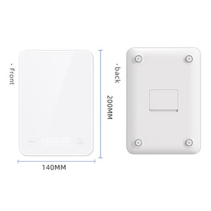 เครื่องชั่งดิจิตอลอเนกประสงค์ 10 กก. เครื่องชั่งน้ำหนักอิเล็กทรอนิกส์ความแม่นยำสูง สำหรับการอบขนมที่บ้าน ชั่งน้ำหนักอาหาร สีขาวดำ รุ่น CK829BLE - Product Image 4