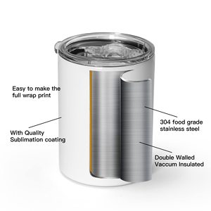 12 oz Sublimation Tumblers Straight Tumbler with Lid and <b>Straw</b> Flat <b>Shot</b> Tumbler - Product Image 3