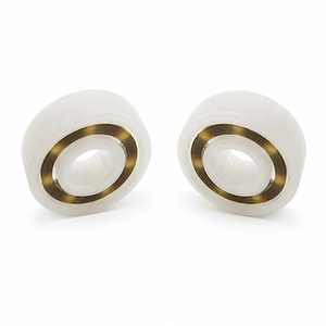 Rodamiento de Bolas de Ranura Profunda 6302 15x42x13mm, Rodamiento de Bolas de Plástico POM, Jaula de Nylon con Bolas de Vidrio para Dispositivos Médicos - Product Image 1