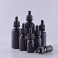 Flacon compte-gouttes en verre transparent prêt à être expédié, 5 ml, 10 ml, 15 ml, 20 ml, 30 ml, 50 ml, 100 ml, avec pipette en verre pour sérum ou huile