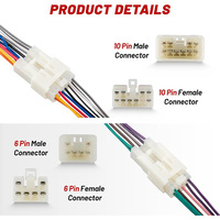 Faisceau de câblage radio CHSUX de haute qualité pour modèles 87 et plus, avec isolation PTFE/PVC, indice de protection IP67, système 4 haut-parleurs