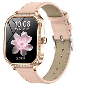 Montre connectée MK88 1,75 pouce pour femmes, tracker d'activité tendance, moniteur de fréquence cardiaque, moniteur de tension artérielle, boussole, suivi du sommeil, IP67 - Product Image 1