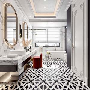 Meuble-lavabo de salle de bain mural flottant moderne de luxe noir avec un seul lavabo résistant à l'eau, design moderne personnalisé - Product Image 5