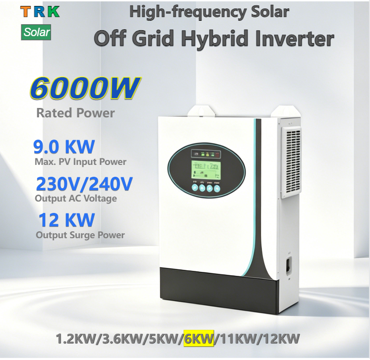 6000W 48V High-frequency Solar Off Grid Hybrid Inverter With MPPT ...