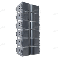 Alta calidad precio barato K208 doble 8 pulgadas pasivo 2 vías línea matriz altavoz caja altavoz sistema de sonido