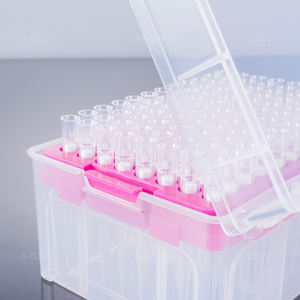 Pointe de pipette stérilisée universelle jetable en matériau Pp 300ul Filter Tip(Low Residual est facultatif, In Rack, <span class=keywords><strong>Sbs</strong></span> Standard) - Product Image 2