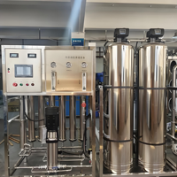 Station de traitement d'eau par osmose inverse en acier inoxydable pour la purification de l'eau pure industrielle