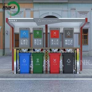 Système de collecte des déchets intelligent RNKJ 660L*4, conteneurs de stockage des déchets, système souterrain de collecte des ordures, machine de collecte des déchets - Product Image 3