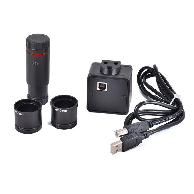 HD 5MP USB CMOS Binocular Digital Electronic Eyepiece Camera Stereo Microscope Video Microscope Camera Industrial for Image