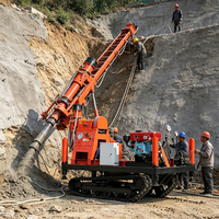 Foreuse minière électrique de type crawler haute performance pour forage en profondeur de 150 m avec fabrication flexible