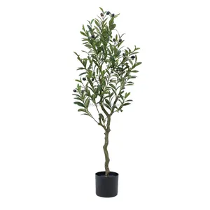 China Manufacturer Real Touch Fake House Plants Indoor Outdoor Artificial Decorative Faux Olive Tree For Interior Home Decor
