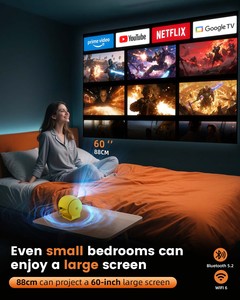 Mini Proyector de Películas Q3, Cine en Casa 4K, Android Smart, Wifi, Portátil, Proyector de Tiro Ultra Corto - Product Image 2
