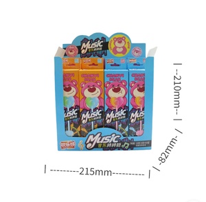 En popüler lezzetli ses lolipop oyuncak komik meyve lezzet kalp şekli lolipop sert şeker özel müzik lolipop 15g - Product Image 5
