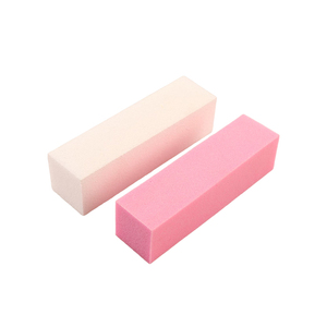 Bloque de pulidor de uñas blanco de cuatro lados 80/100/120/150/180/240 Grano de larga duración Bloque de pulido de lijado de uñas de cuatro vías - Product Image 4