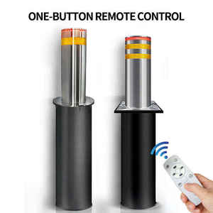 حاجز مرور هيدروليكي أوتوماتيكي عالي الجودة من الفولاذ المقاوم للصدأ مضاد للصدمات مع تحكم عن بعد لمواقف السيارات والممرات - Product Image 3