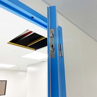 Barre de panique du système de porte de salle blanche GMP avec + serrure du monde
