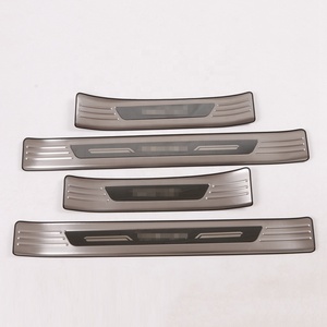 WZXD New Arrival <b>Car</b> Door Sill Guards Stainless Steel Door Sill Plate Exterior Accessories for Territory 2019 - Product Image 4