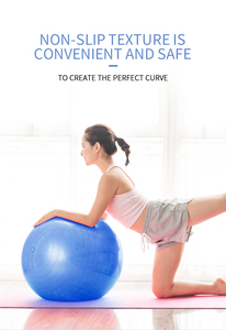 ลูกบอลโยคะฟิตเนสขนาด55ซม. ทำจากพีวีซีออกแบบโลโก้ได้ตามต้องการ - Product Image 2