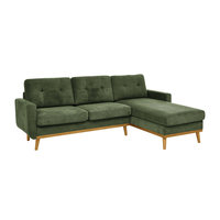 Günstiges Stoffsofa Modernes Luxus-Design Faltbares Eck-Modulsofa Komfortables Sofa mit Liegefunktion für Wohnzimmer und Schlafzimmer