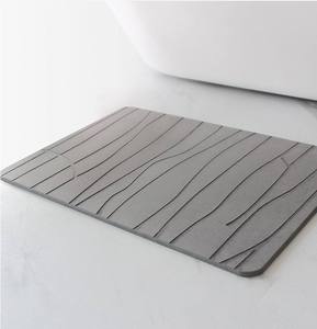 FMT <span class=keywords><strong>Tapis</strong></span> <span class=keywords><strong>de</strong></span> <span class=keywords><strong>bain</strong></span> moderne en pierre solide et écologique fabriqué à la machine, <span class=keywords><strong>tapis</strong></span> <span class=keywords><strong>de</strong></span> porte absorbant antidérapant à la diatomée pour la maison - Product Image 6