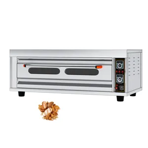 Oven pemanggang roti listrik industri 1 dek, oven pemanggang roti listrik kualitas tinggi untuk dijual
