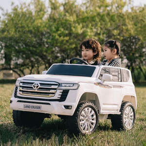 Prezzo <span class=keywords><strong>di</strong></span> fabbrica con licenza per bambini auto elettrica per bambini <span class=keywords><strong>2</strong></span> posti grande giocattolo esterno 4 ruote EVA 12V/24V batteria giro in plastica su auto - Product Image 2