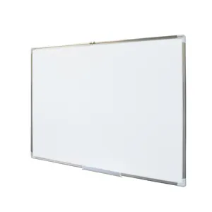 Tableau blanc magnétique en aluminium pour fournitures scolaires et de bureau Tableau blanc mural pour salle de classe