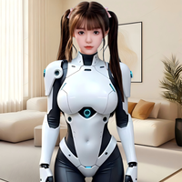 Le modèle de robot humanoïde nouvellement développé présente des mouvements flexibles et un design d'apparence personnalisé.