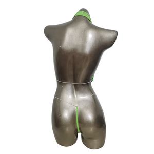 Yingli oscuro al por mayor Coral verde <span class=keywords><strong>Kier</strong></span> danza exótica de cintura alta de traje Rave Festival - Product Image 3