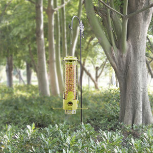 Dış mekan akıllı kurşun geçirmez sincap önleyici metal kuş besleyici, avlu bahçe yabani kuş besleme üreticisi - Product Image 4