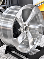 Jantes forgées en argent brossé 18 19 20 21 22 pouces, concaves profondes, jantes en alliage personnalisées pour Audi Volkswagen VW