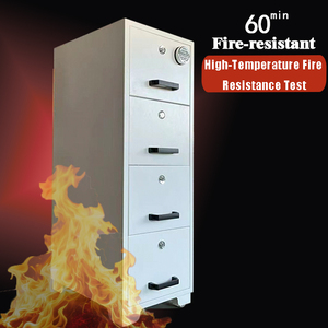 4-ngăn kéo thép chống cháy văn phòng lưu trữ an toàn chống cháy Tủ hồ sơ với độc lập tổ hợp phím khóa mã điện tử - Product Image 4