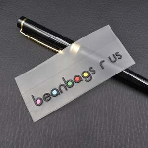 On Tagless <b>Labels</b>, Wholesale Flexible Neck Size Wash Care <b>Label</b> Heat Transfer <b>Clothes</b> Tags Custom Printed Logo Clothing <b>Iron</b> - Product Image 4