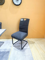 Ensemble de 2 chaises d'appoint avec accoudoir pivotant moderne au design de base en métal pour la maison, le bureau, la cuisine, la salle de sport et la salle de bain pour le parc.