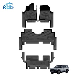 Factory Price <b>Interior</b> Car <b>Accessories</b> 5D Durable Floor Mats 7-seat TPE Car Floor Mat for BYD Leopard 8 2025 - Product Image 2