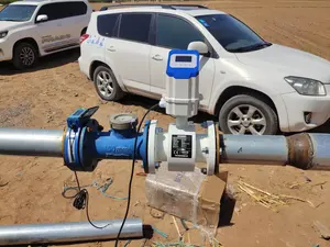 Zigbee Heat Liquid Fertilizer Raw Waste Water Flow Meter Smart Remote Electromagnetic Flowmeter Magnetic Inductive Flow Meter
