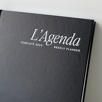 Agenda Personalizada con Tapa de Cuero PU, Diario A5, Planificador 2026, Alta Calidad para Regalo