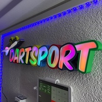 Letras 3D Gigantes Iluminadas con Programas RGB del Fabricante Original, Letras Iluminadas RGB, Letreros LED Programables