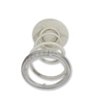 Chaise de bar en fer forgé de style spirale pour matériel d'alliage de salon avec des meubles de centre de réception de tabouret à ressort en métal