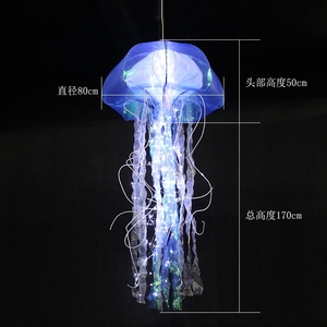 Luci a Forma di Medusa in Ferro Luminose e Colorate per Matrimoni, Decorazione Creativa e Romantica per Soffitto, Cielo Stellato Oceanico per Bar - Product Image 6