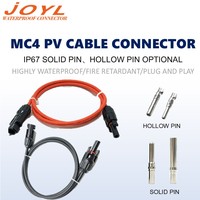 JOYL 6mm Stecker/Buchse IP67 Wasserdichter PV-Steckverbinder 45A CE-Zertifiziert für Solaranlagen und Kabelverbindungen