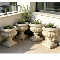 Moule rond en plastique ABS pour grands pots de fleurs en béton, idéal pour la fabrication de jardinières – Nouveauté très demandée