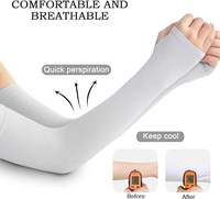 Manchon de protection solaire UV personnalisé rafraîchissant pour bras, pour hommes et femmes, idéal pour les sports de plein air, le cyclisme et la compression.