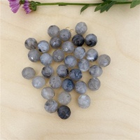 Perles acryliques facettées effet marbre bicolore nuage de 12 mm et 16 mm, perles à trou droit pour la fabrication de bijoux DIY