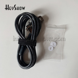 HeyShow in acciaio inox <span class=keywords><strong>Password</strong></span> di <span class=keywords><strong>sicurezza</strong></span> antifurto per Computer portatile Notebook Tablet PC filo corda cilindro di blocco - Product Image 2